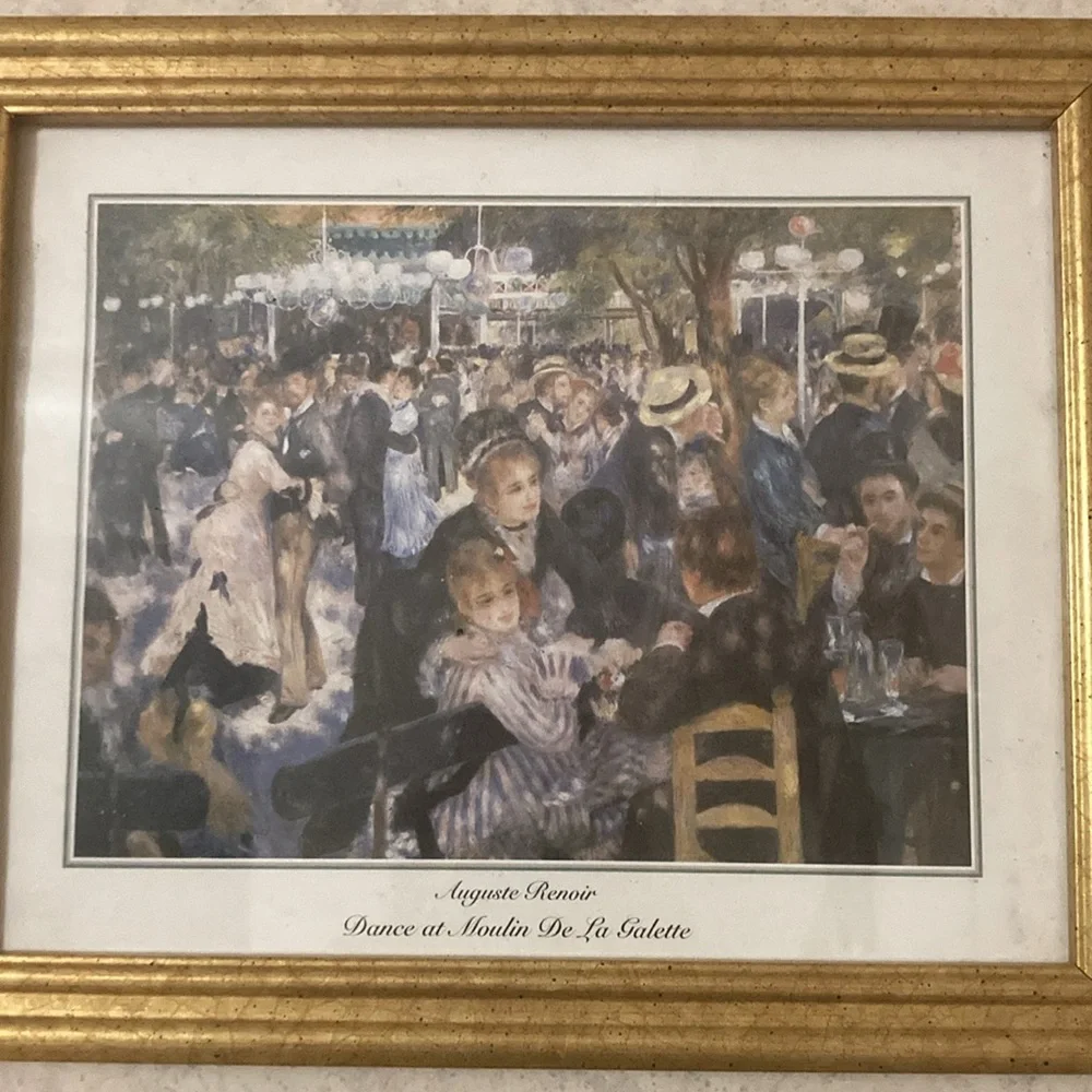 2 Gold Framed Art Prints -Renoir - Picture 3 of 6
